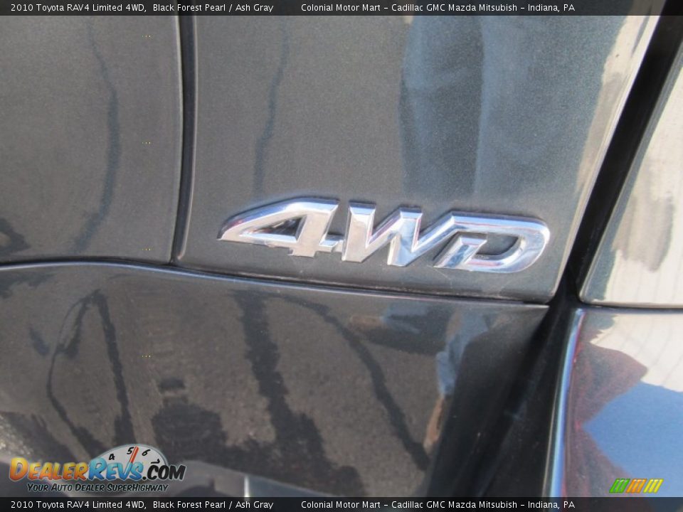 2010 Toyota RAV4 Limited 4WD Black Forest Pearl / Ash Gray Photo #7
