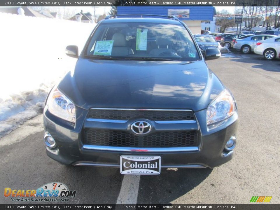 2010 Toyota RAV4 Limited 4WD Black Forest Pearl / Ash Gray Photo #9