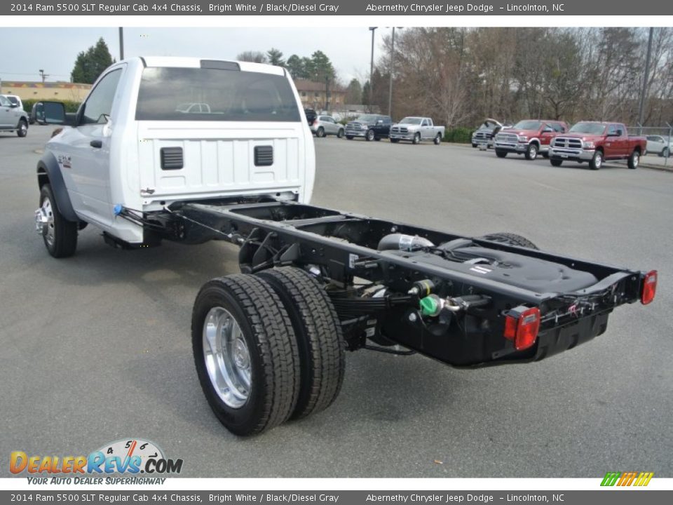 Bright White 2014 Ram 5500 SLT Regular Cab 4x4 Chassis Photo #4