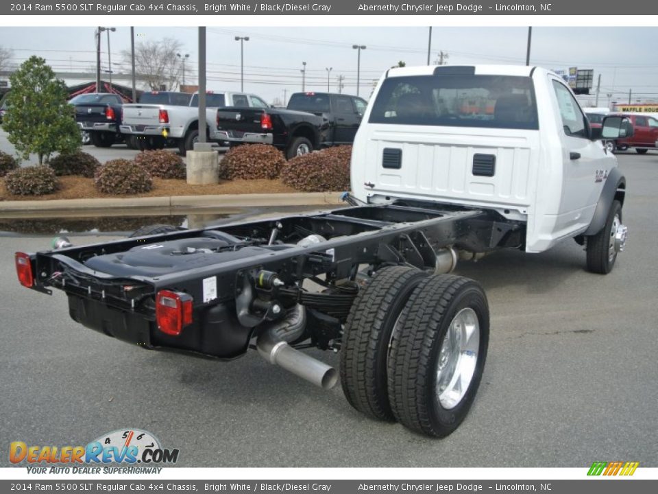 2014 Ram 5500 SLT Regular Cab 4x4 Chassis Bright White / Black/Diesel Gray Photo #5