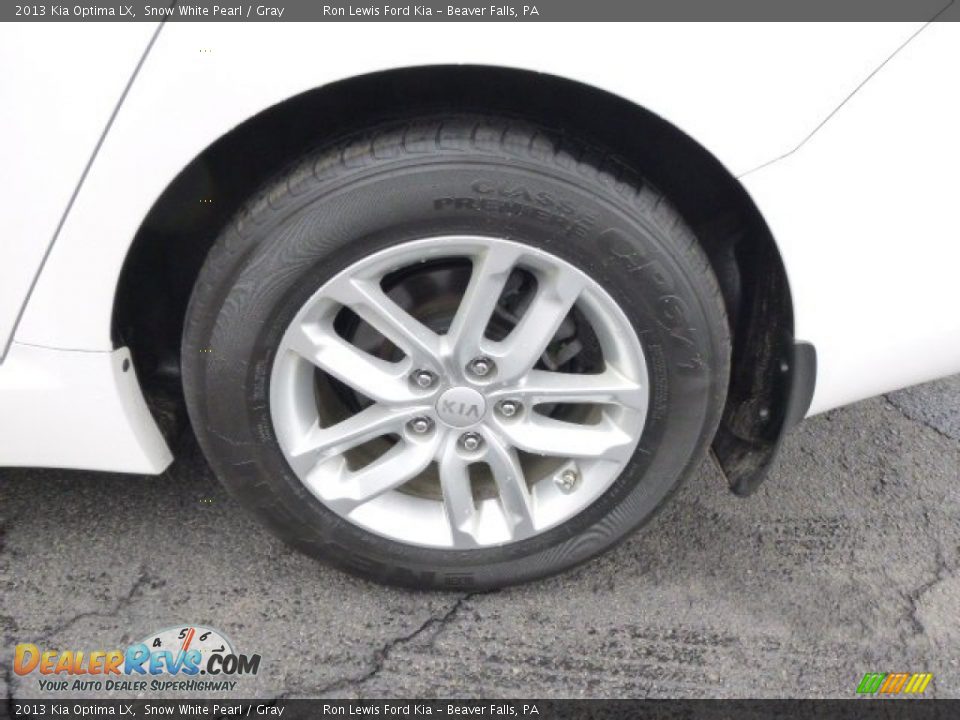 2013 Kia Optima LX Snow White Pearl / Gray Photo #9