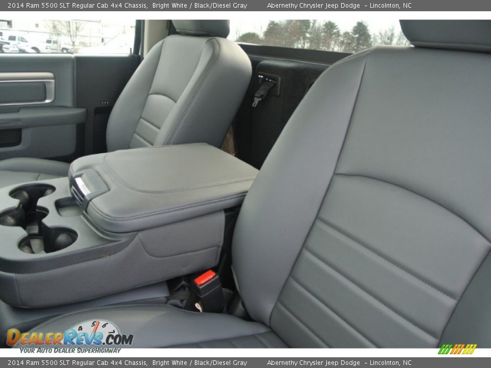 2014 Ram 5500 SLT Regular Cab 4x4 Chassis Bright White / Black/Diesel Gray Photo #10