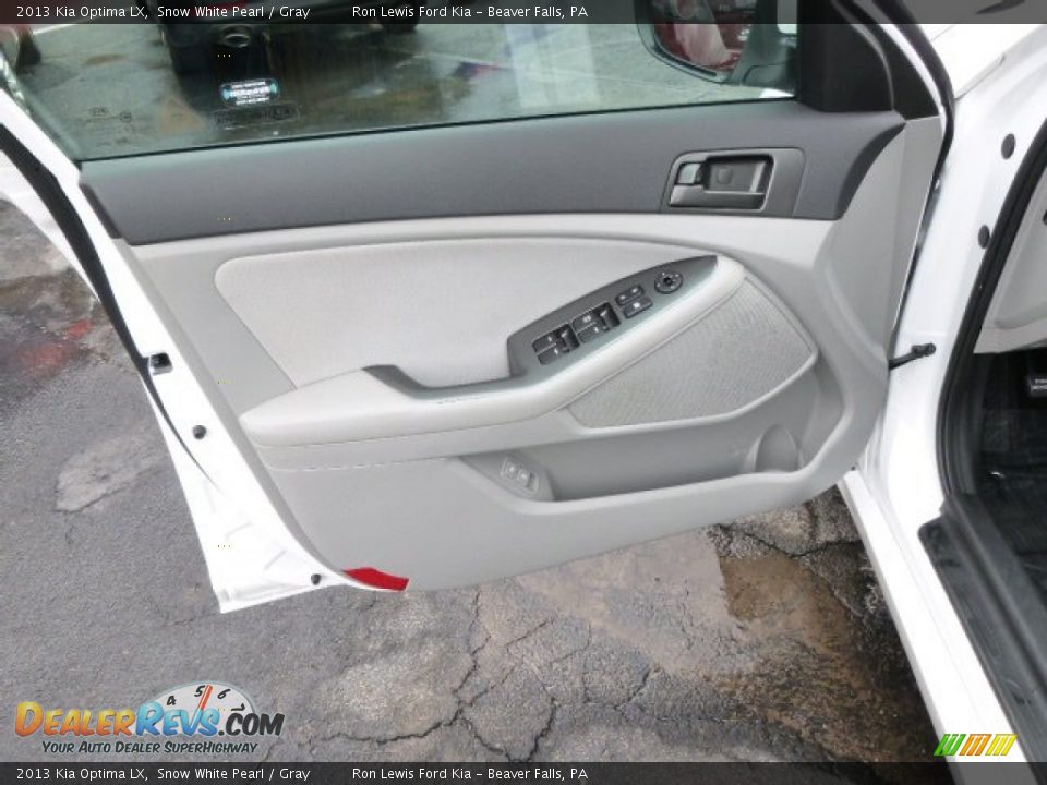 2013 Kia Optima LX Snow White Pearl / Gray Photo #11