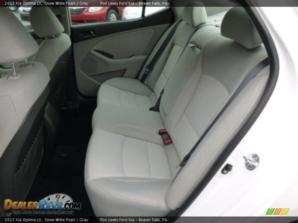 2013 Kia Optima LX Snow White Pearl / Gray Photo #12