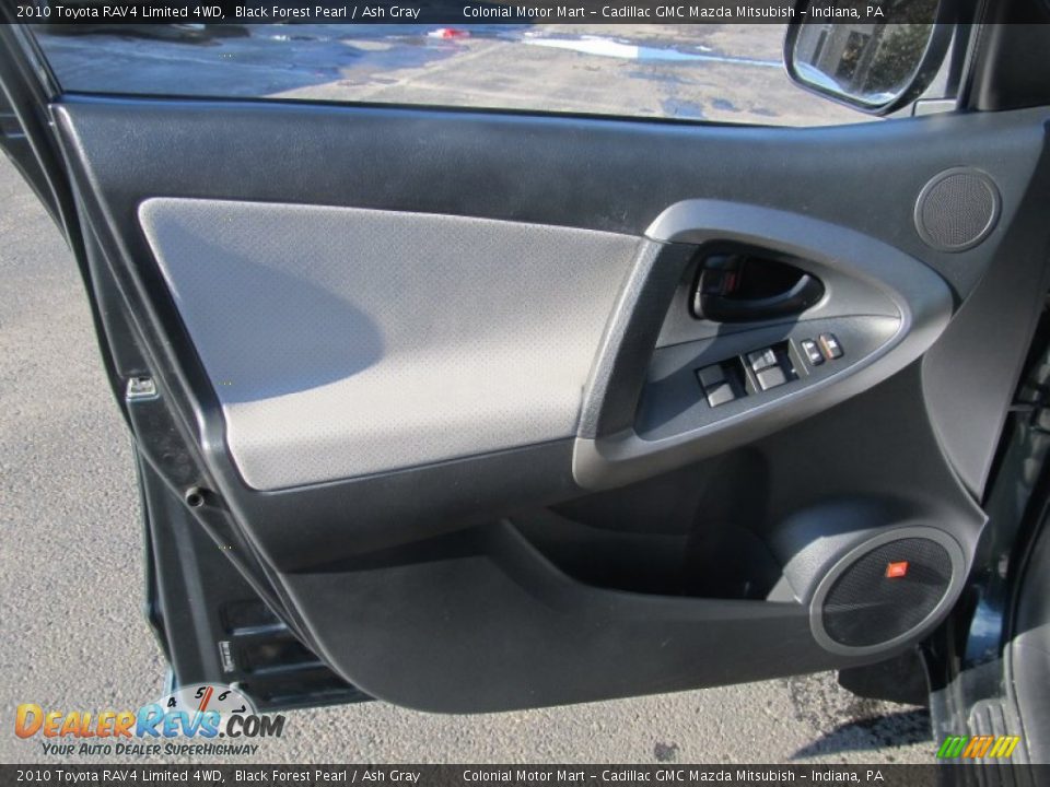 2010 Toyota RAV4 Limited 4WD Black Forest Pearl / Ash Gray Photo #12