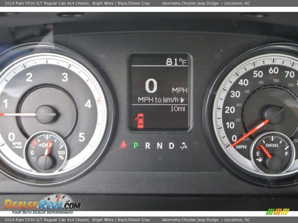 2014 Ram 5500 SLT Regular Cab 4x4 Chassis Bright White / Black/Diesel Gray Photo #16