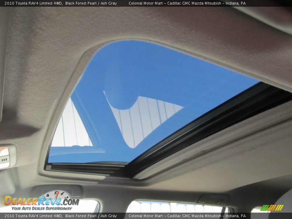 2010 Toyota RAV4 Limited 4WD Black Forest Pearl / Ash Gray Photo #13