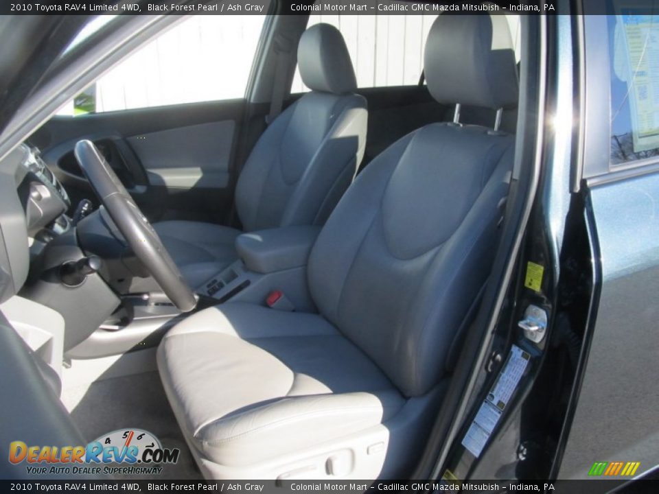 2010 Toyota RAV4 Limited 4WD Black Forest Pearl / Ash Gray Photo #14