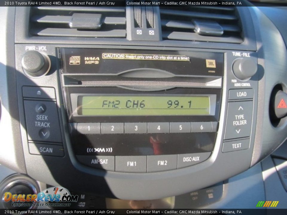 2010 Toyota RAV4 Limited 4WD Black Forest Pearl / Ash Gray Photo #17