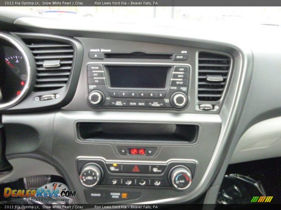 2013 Kia Optima LX Snow White Pearl / Gray Photo #15