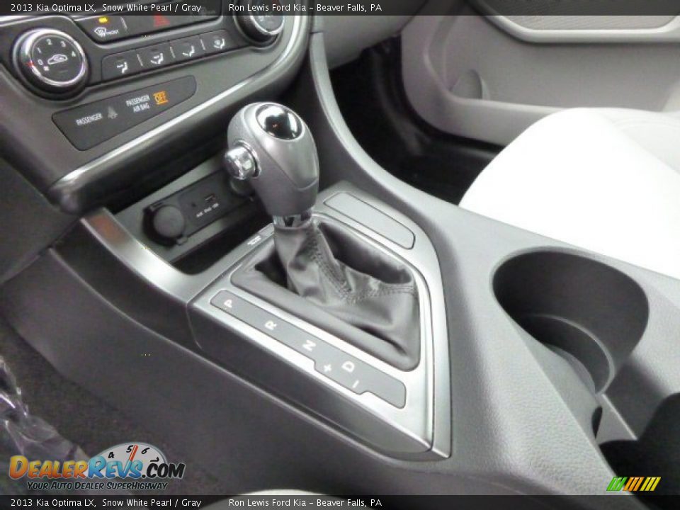 2013 Kia Optima LX Snow White Pearl / Gray Photo #16
