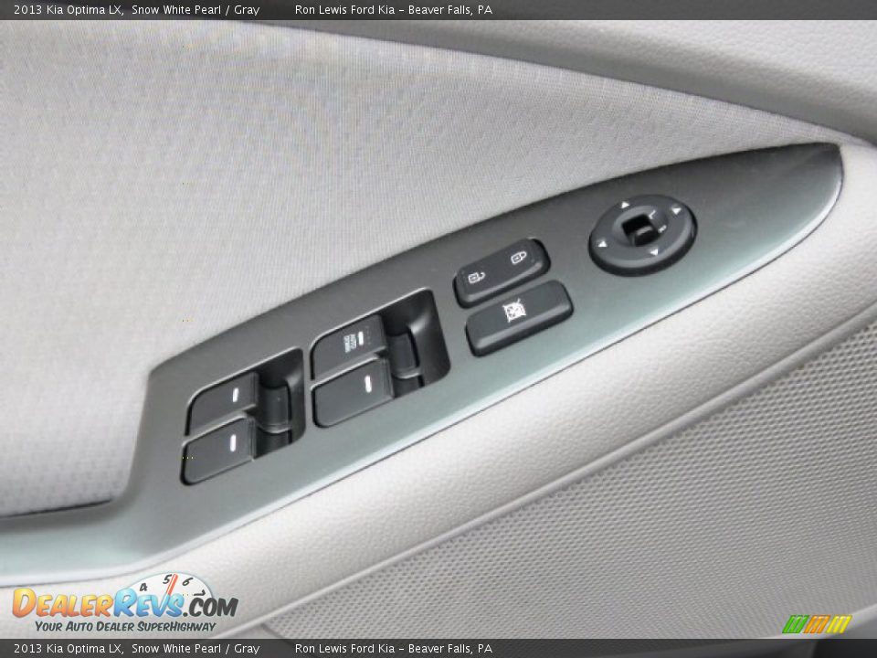 2013 Kia Optima LX Snow White Pearl / Gray Photo #17