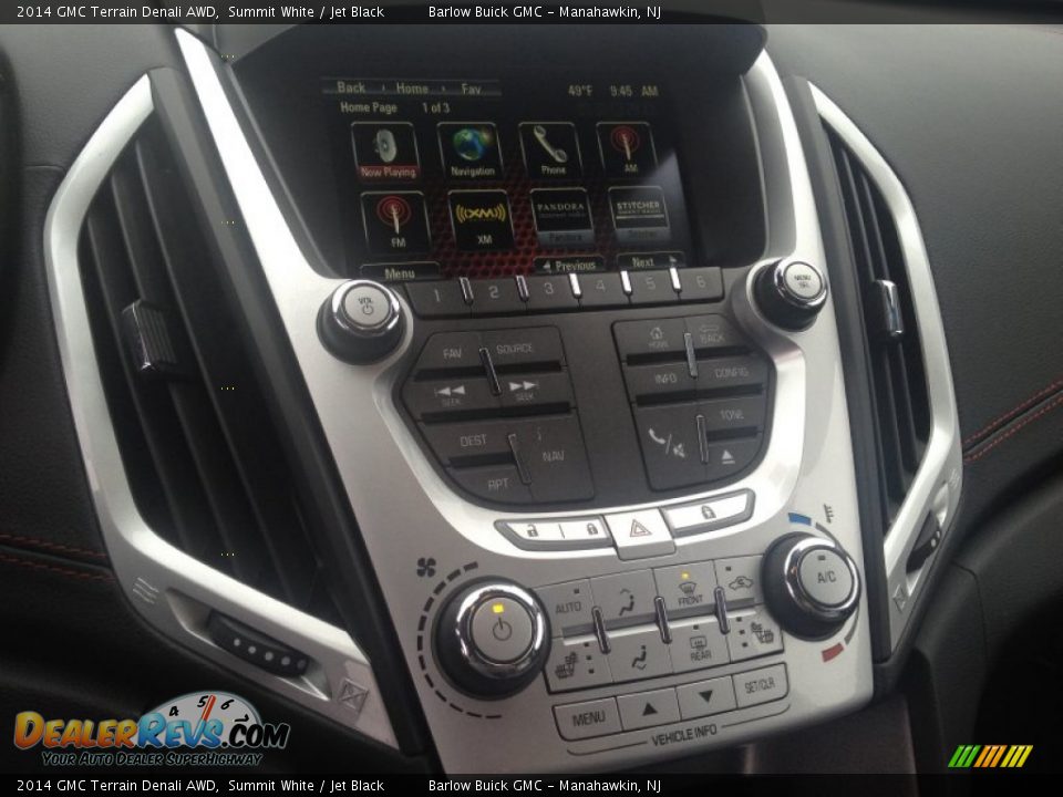 2014 GMC Terrain Denali AWD Summit White / Jet Black Photo #10