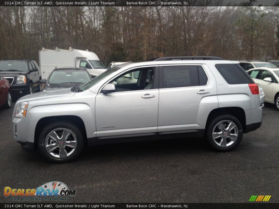 2014 GMC Terrain SLT AWD Quicksilver Metallic / Light Titanium Photo #3