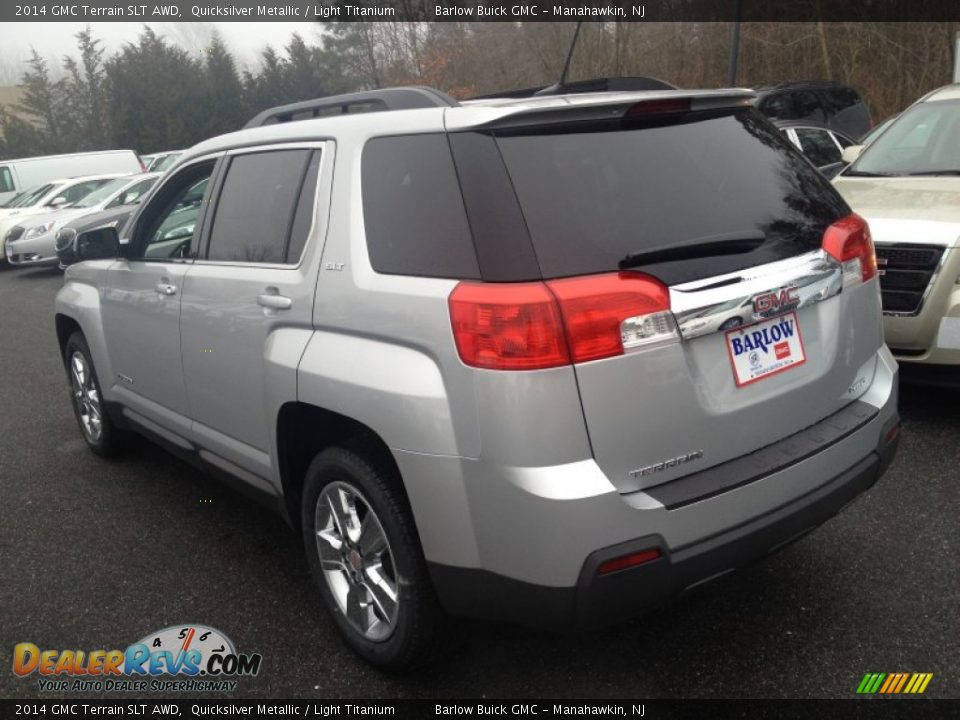 2014 GMC Terrain SLT AWD Quicksilver Metallic / Light Titanium Photo #4