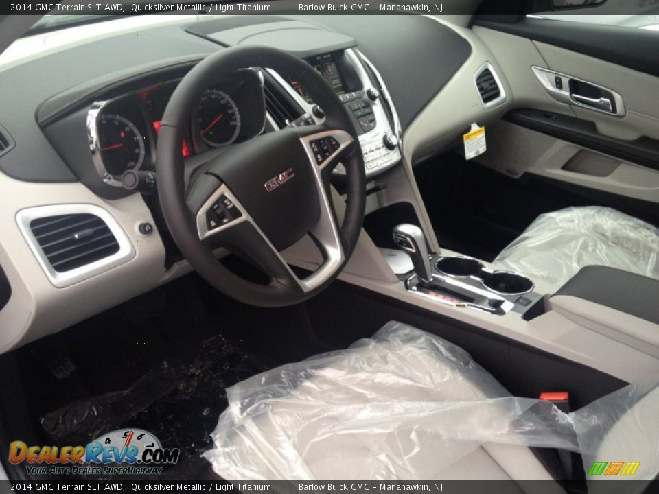 2014 GMC Terrain SLT AWD Quicksilver Metallic / Light Titanium Photo #7