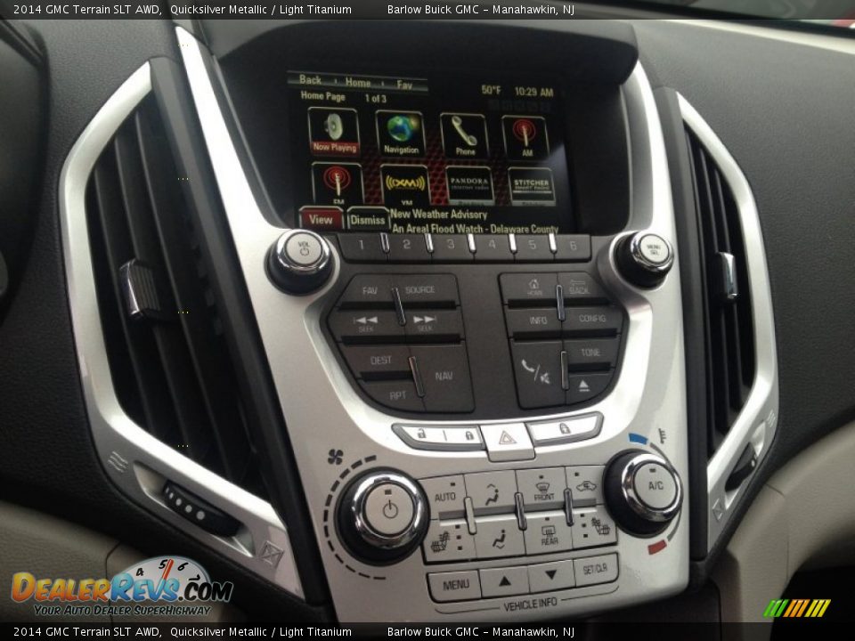 2014 GMC Terrain SLT AWD Quicksilver Metallic / Light Titanium Photo #10