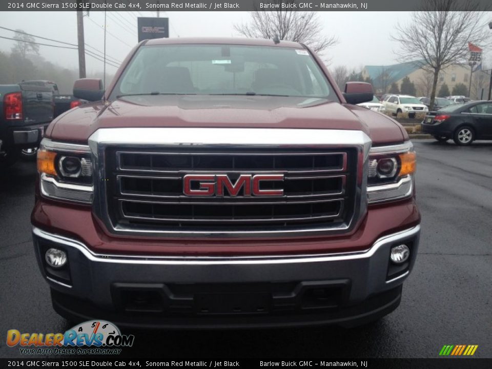 2014 GMC Sierra 1500 SLE Double Cab 4x4 Sonoma Red Metallic / Jet Black Photo #2