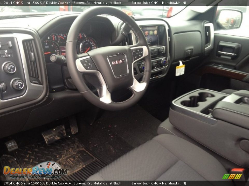 2014 GMC Sierra 1500 SLE Double Cab 4x4 Sonoma Red Metallic / Jet Black Photo #7