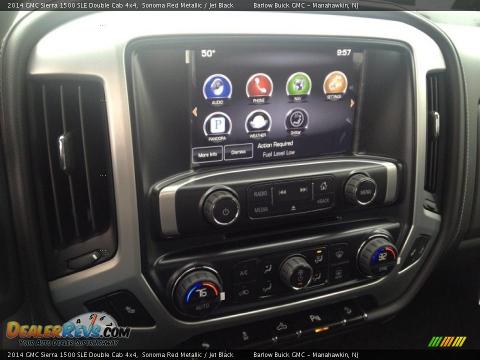 2014 GMC Sierra 1500 SLE Double Cab 4x4 Sonoma Red Metallic / Jet Black Photo #10