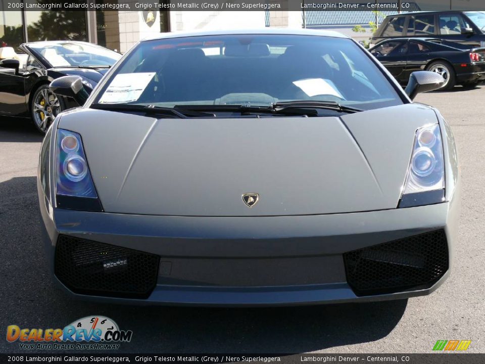 2008 Lamborghini Gallardo Superleggera Grigio Telesto Metallic (Grey) / Nero Superleggera Photo #9