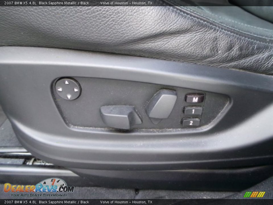 2007 BMW X5 4.8i Black Sapphire Metallic / Black Photo #10