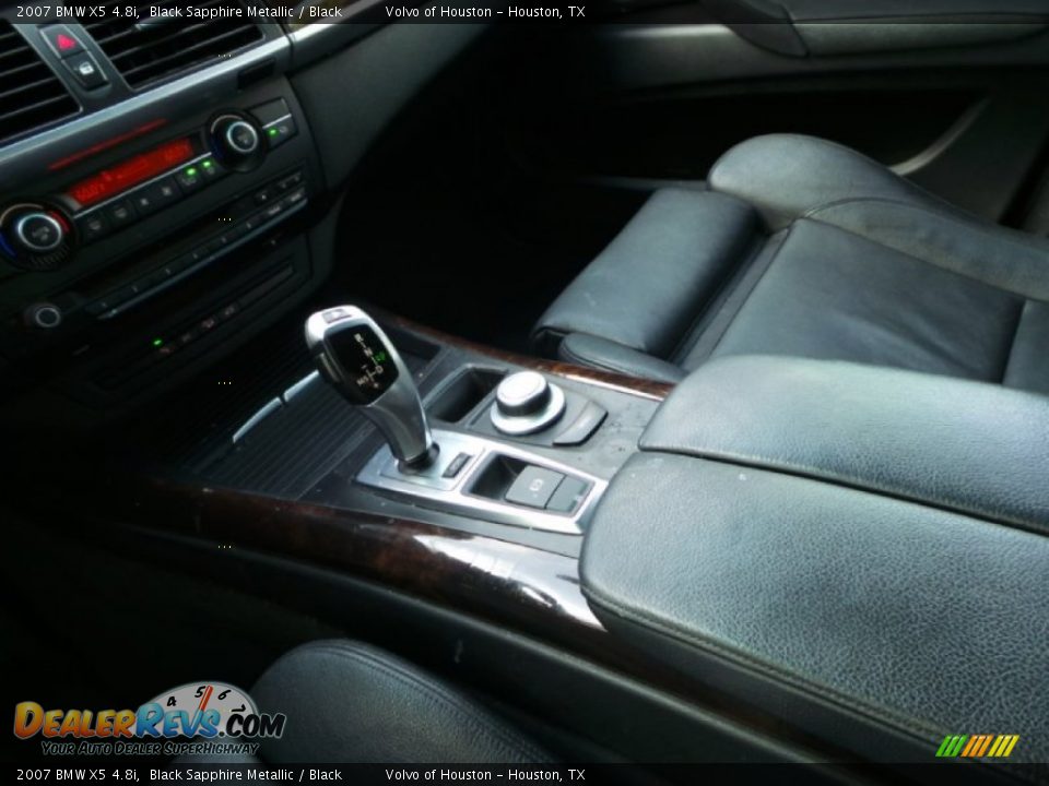 2007 BMW X5 4.8i Black Sapphire Metallic / Black Photo #12