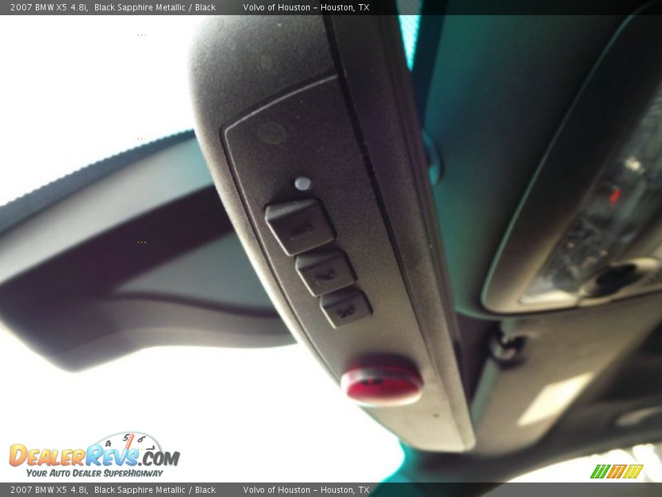 2007 BMW X5 4.8i Black Sapphire Metallic / Black Photo #14