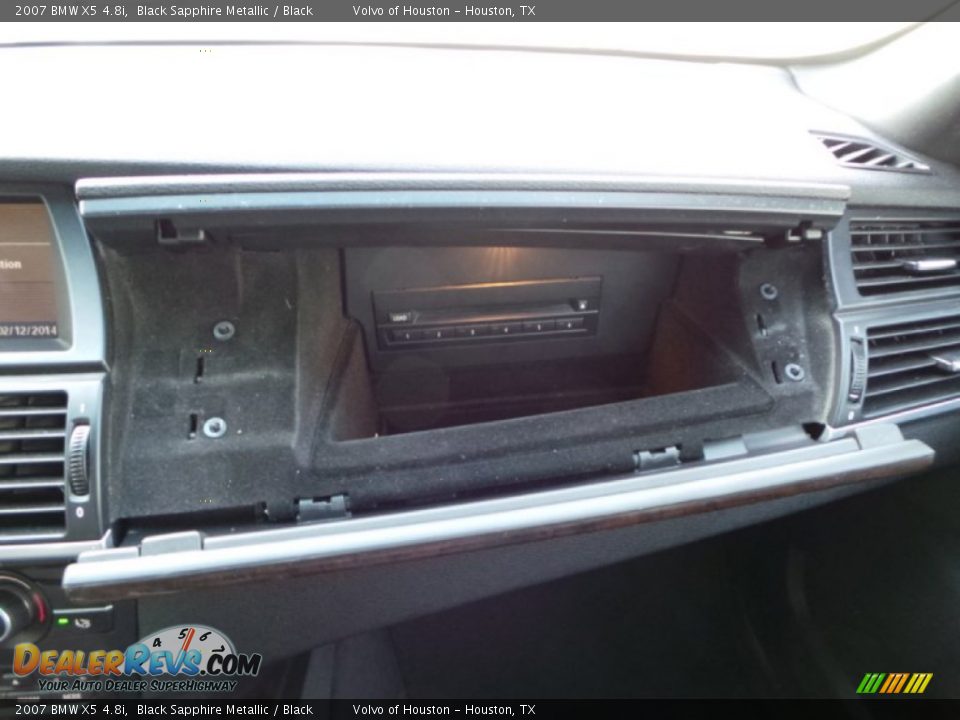 2007 BMW X5 4.8i Black Sapphire Metallic / Black Photo #15