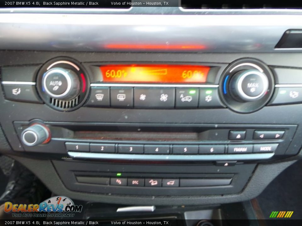 2007 BMW X5 4.8i Black Sapphire Metallic / Black Photo #17