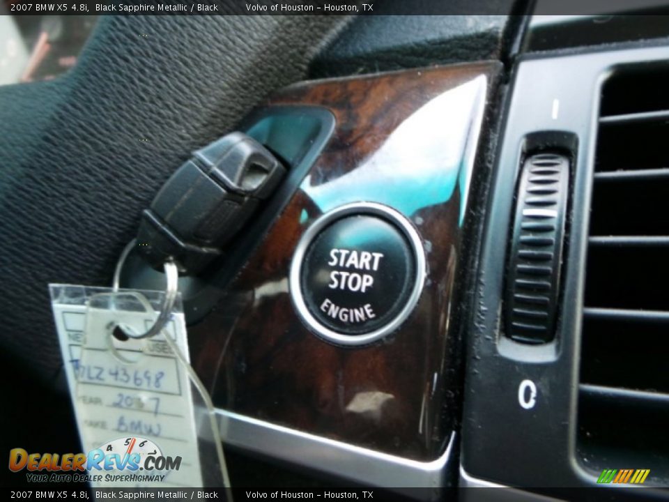 2007 BMW X5 4.8i Black Sapphire Metallic / Black Photo #18