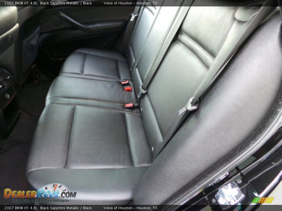 2007 BMW X5 4.8i Black Sapphire Metallic / Black Photo #25