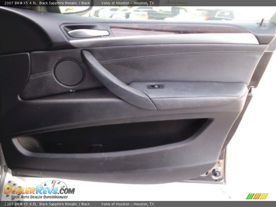 2007 BMW X5 4.8i Black Sapphire Metallic / Black Photo #30