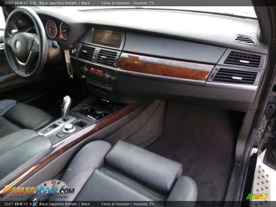 2007 BMW X5 4.8i Black Sapphire Metallic / Black Photo #31