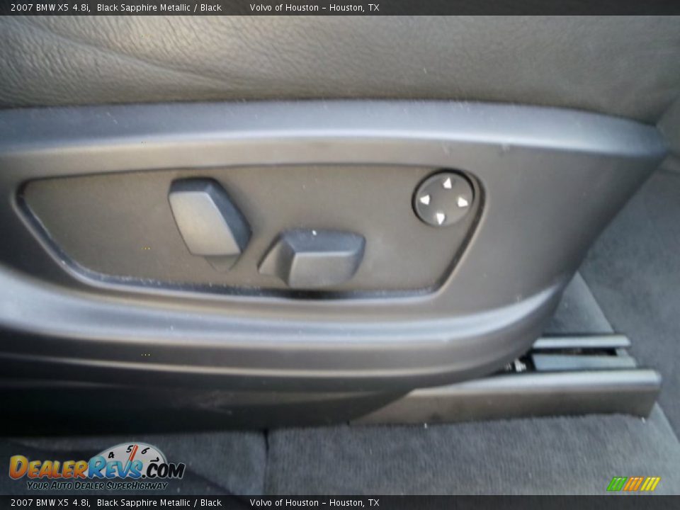 2007 BMW X5 4.8i Black Sapphire Metallic / Black Photo #33