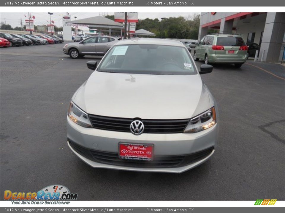 2012 Volkswagen Jetta S Sedan Moonrock Silver Metallic / Latte Macchiato Photo #2