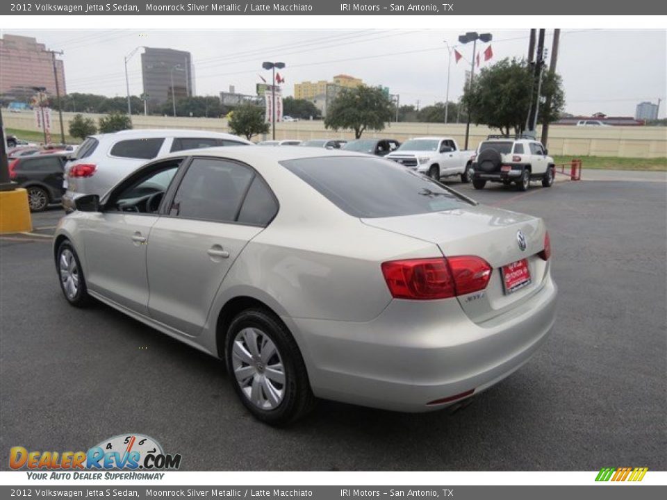 2012 Volkswagen Jetta S Sedan Moonrock Silver Metallic / Latte Macchiato Photo #5