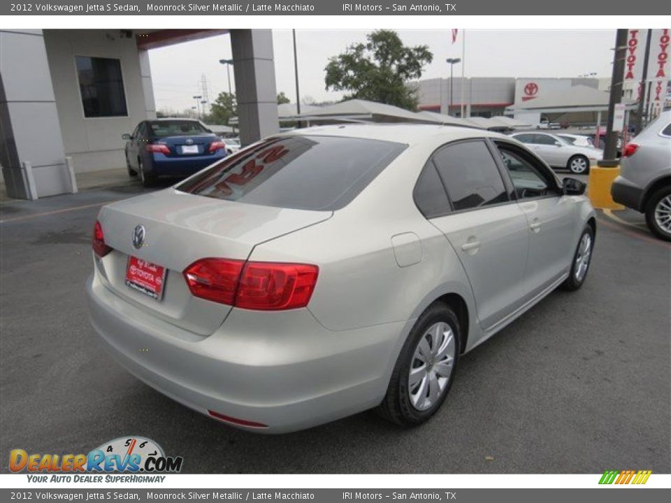 2012 Volkswagen Jetta S Sedan Moonrock Silver Metallic / Latte Macchiato Photo #7