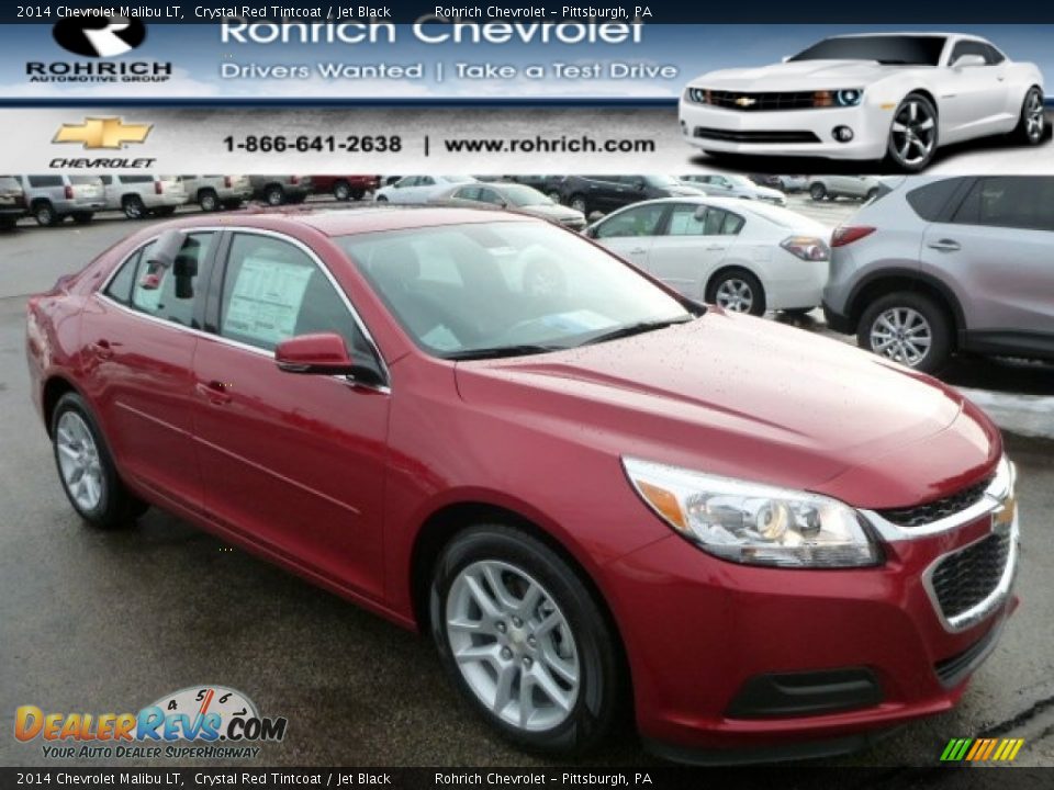 2014 Chevrolet Malibu LT Crystal Red Tintcoat / Jet Black Photo #1