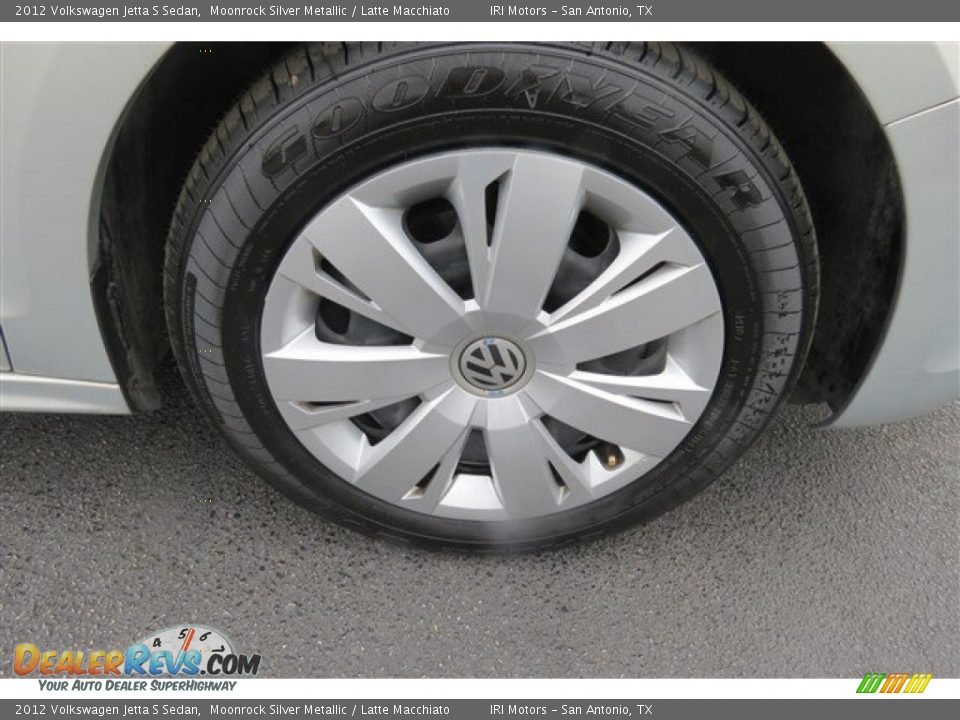 2012 Volkswagen Jetta S Sedan Moonrock Silver Metallic / Latte Macchiato Photo #9