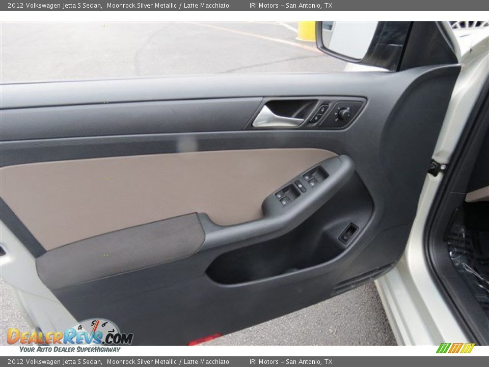 2012 Volkswagen Jetta S Sedan Moonrock Silver Metallic / Latte Macchiato Photo #10