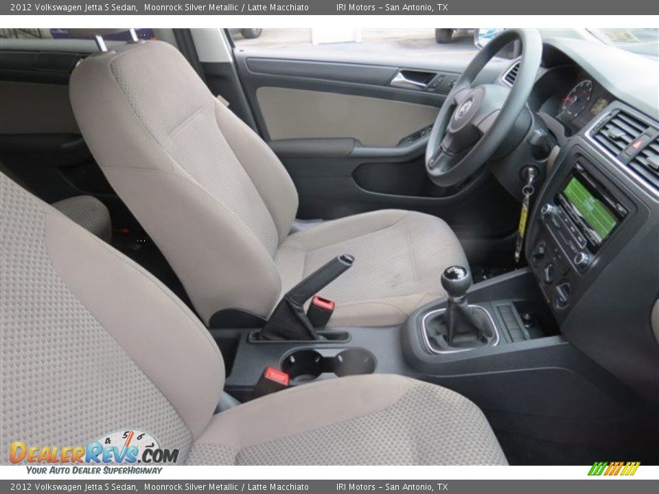2012 Volkswagen Jetta S Sedan Moonrock Silver Metallic / Latte Macchiato Photo #13