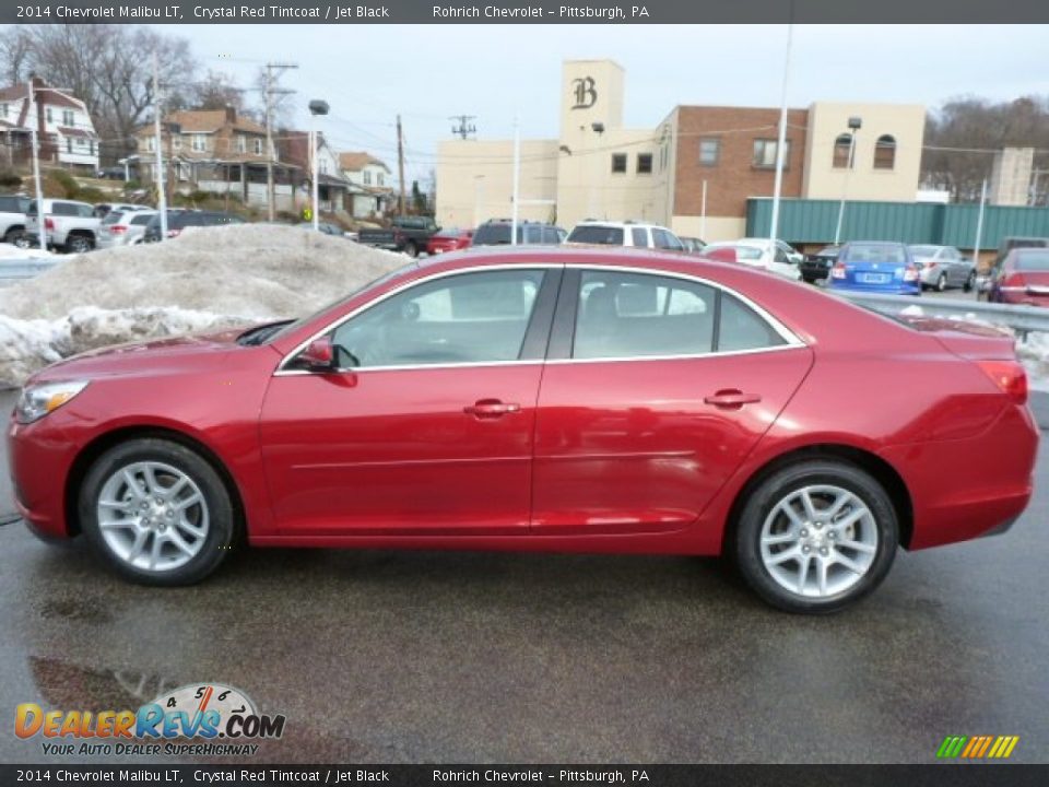 2014 Chevrolet Malibu LT Crystal Red Tintcoat / Jet Black Photo #6