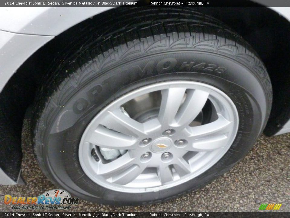 2014 Chevrolet Sonic LT Sedan Silver Ice Metallic / Jet Black/Dark Titanium Photo #9