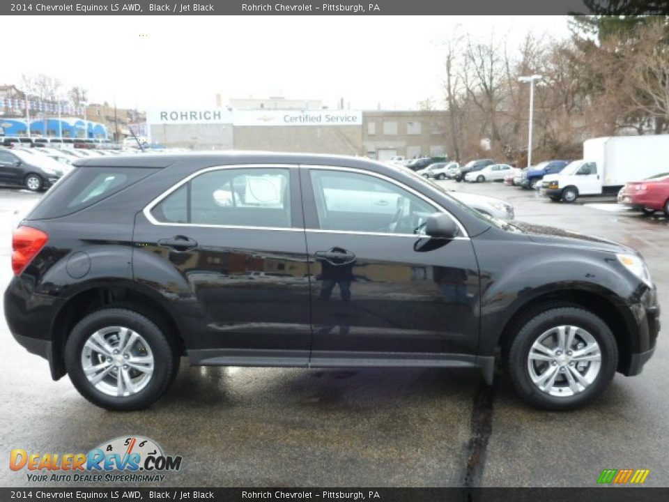 2014 Chevrolet Equinox LS AWD Black / Jet Black Photo #2