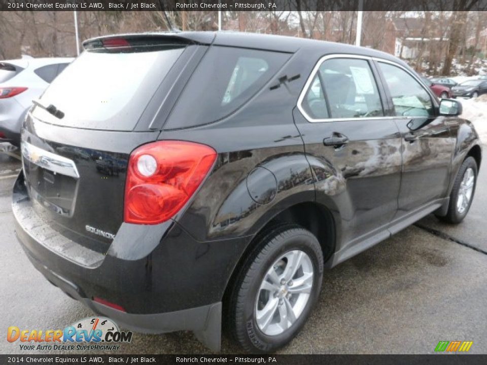 2014 Chevrolet Equinox LS AWD Black / Jet Black Photo #3