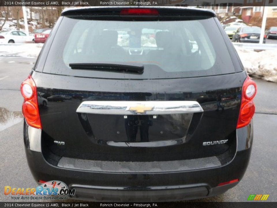 2014 Chevrolet Equinox LS AWD Black / Jet Black Photo #4
