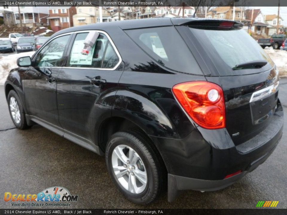 2014 Chevrolet Equinox LS AWD Black / Jet Black Photo #5