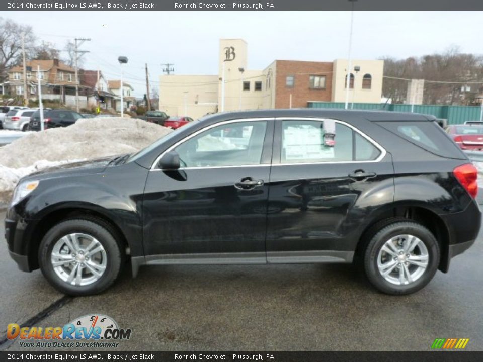 2014 Chevrolet Equinox LS AWD Black / Jet Black Photo #6