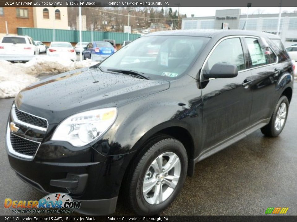 2014 Chevrolet Equinox LS AWD Black / Jet Black Photo #7